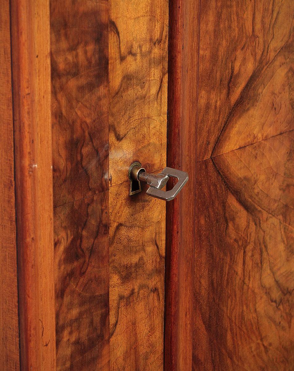 Early 19th Century French Walnut Linen Press or Hall Cupboard 4