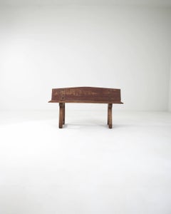 Banco de madera francés de principios del siglo XIX