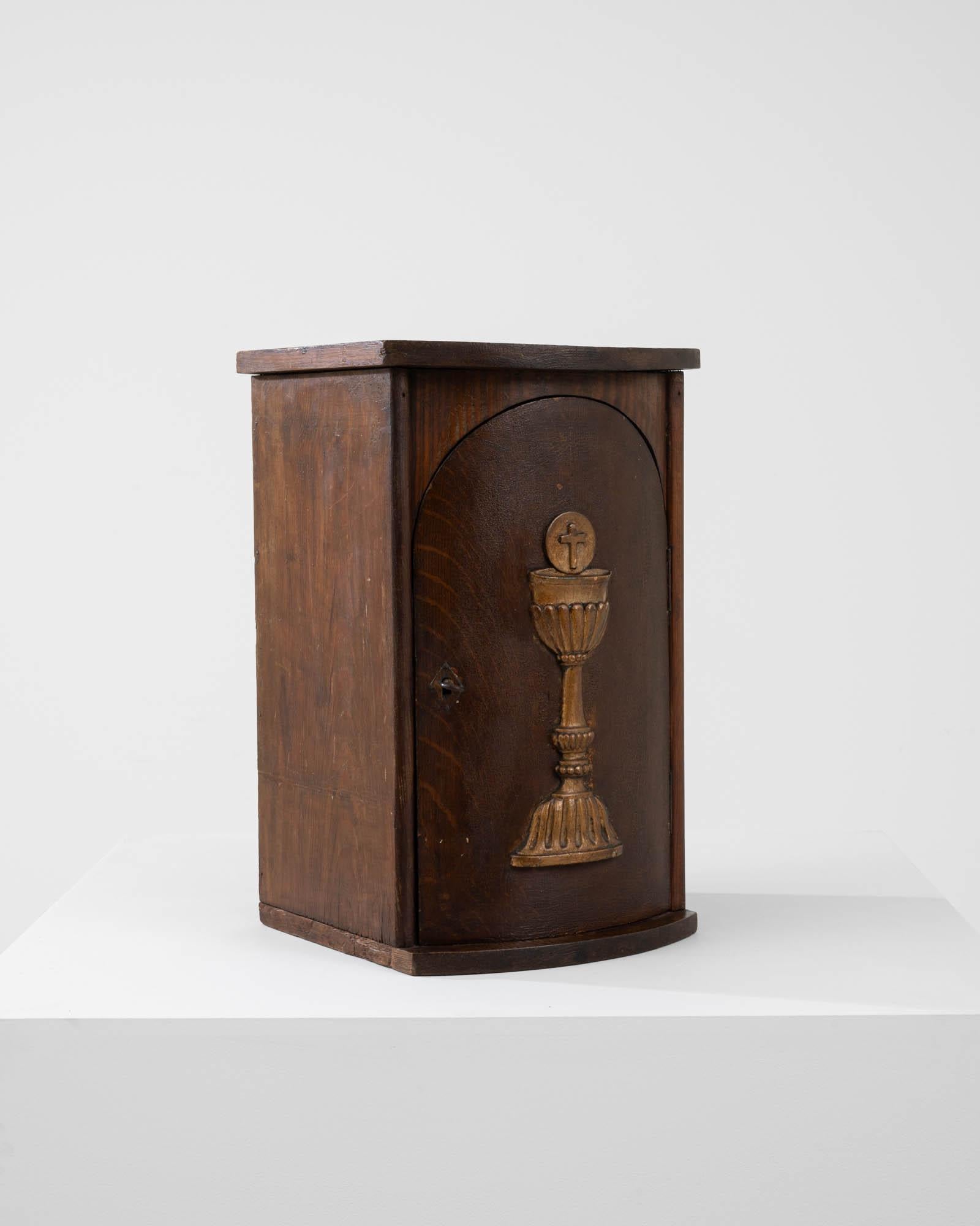 Boîte en bois française du début du 19e siècle Bon état - En vente à High Point, NC
