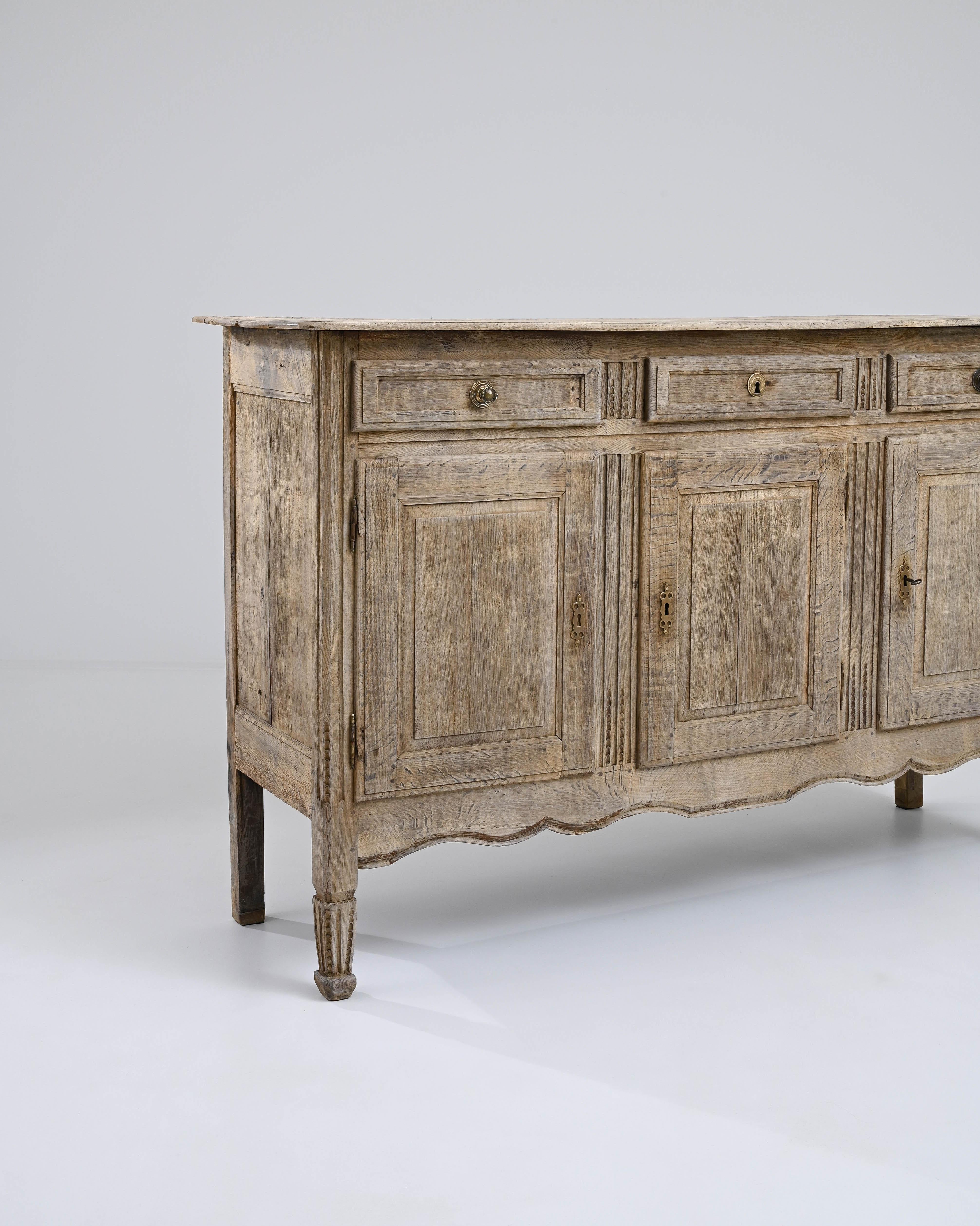 Early 19th Century French Wooden Buffet  2