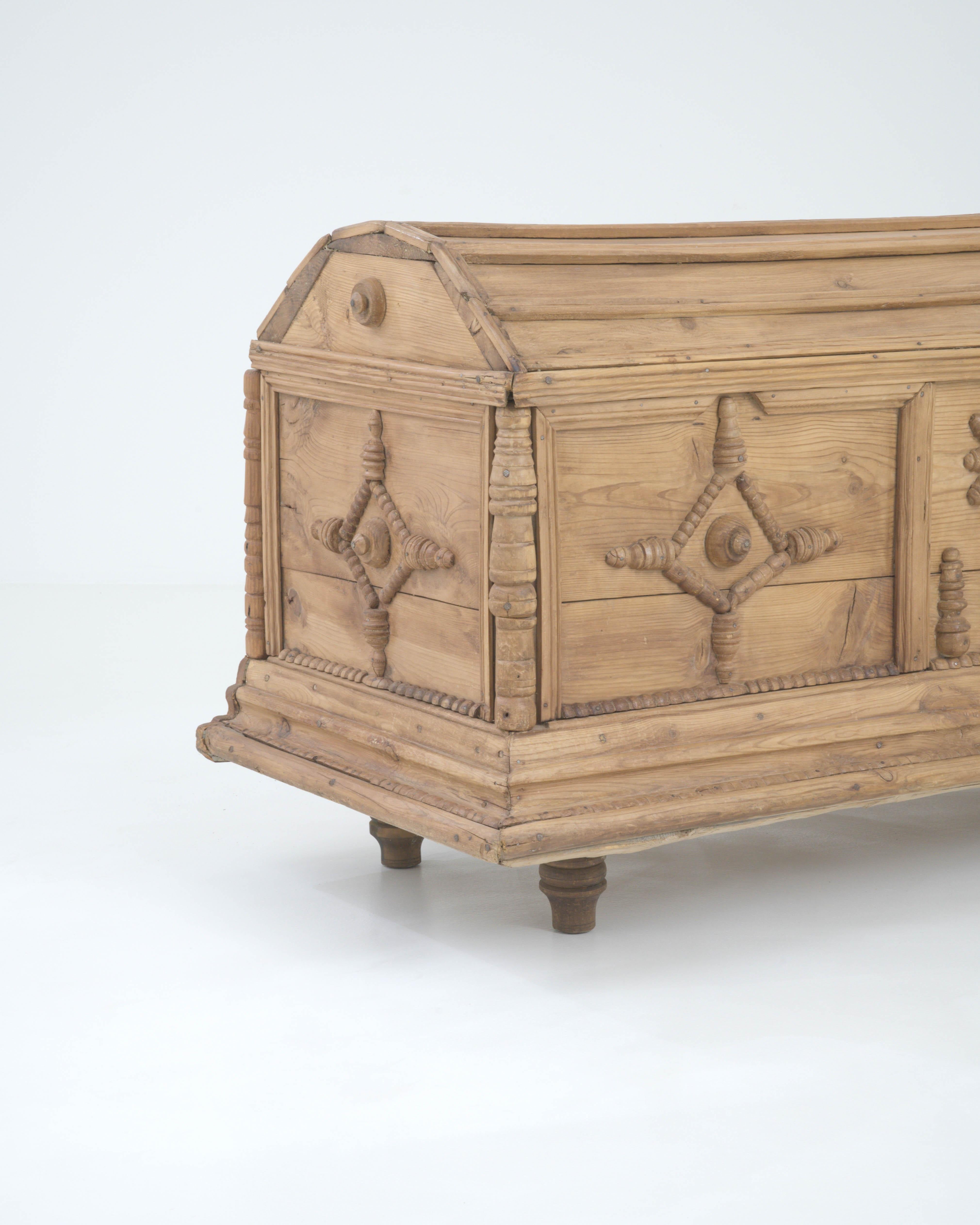 Early 19th Century French Wooden Chest 3