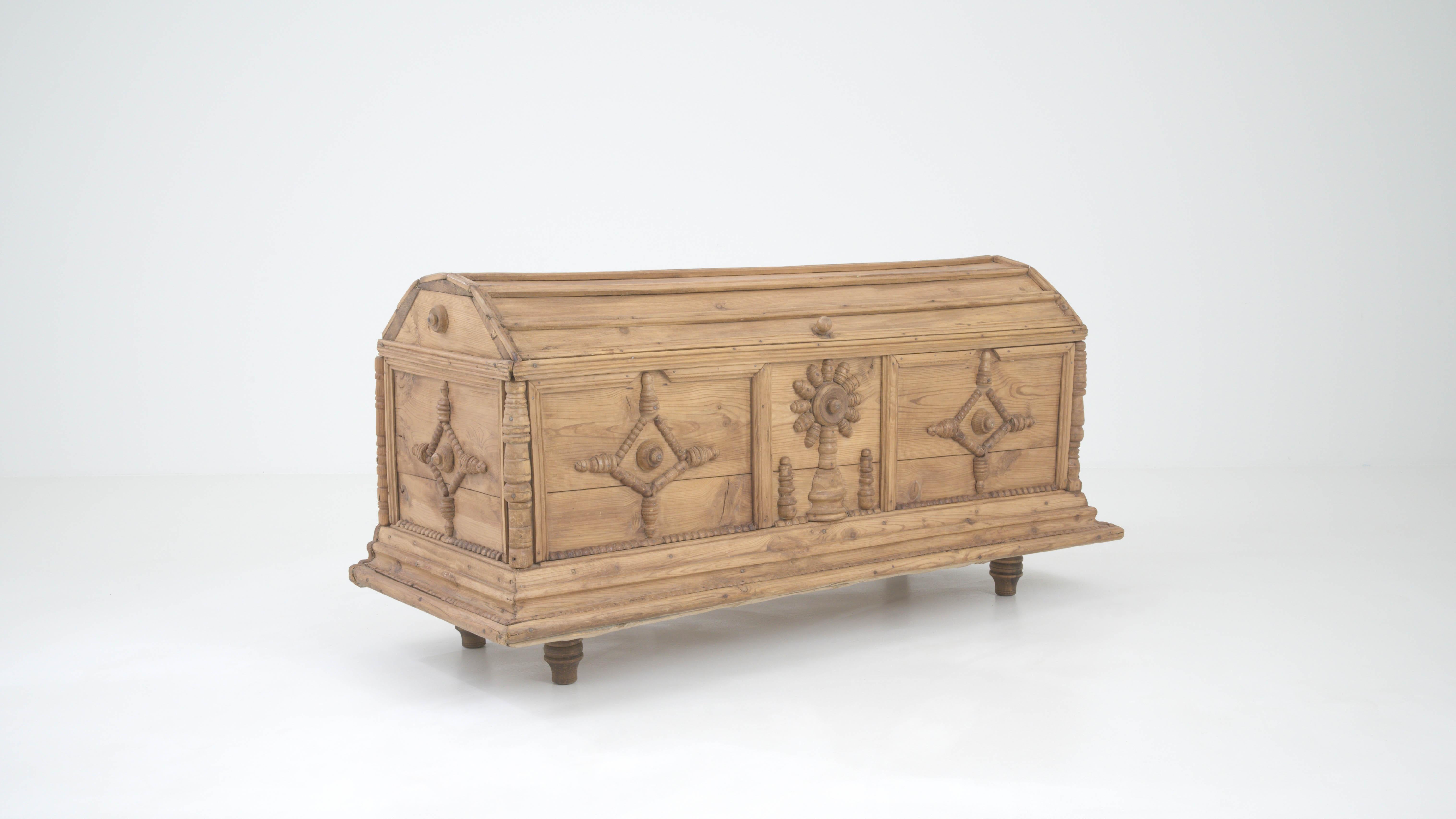 Early 19th Century French Wooden Chest 4