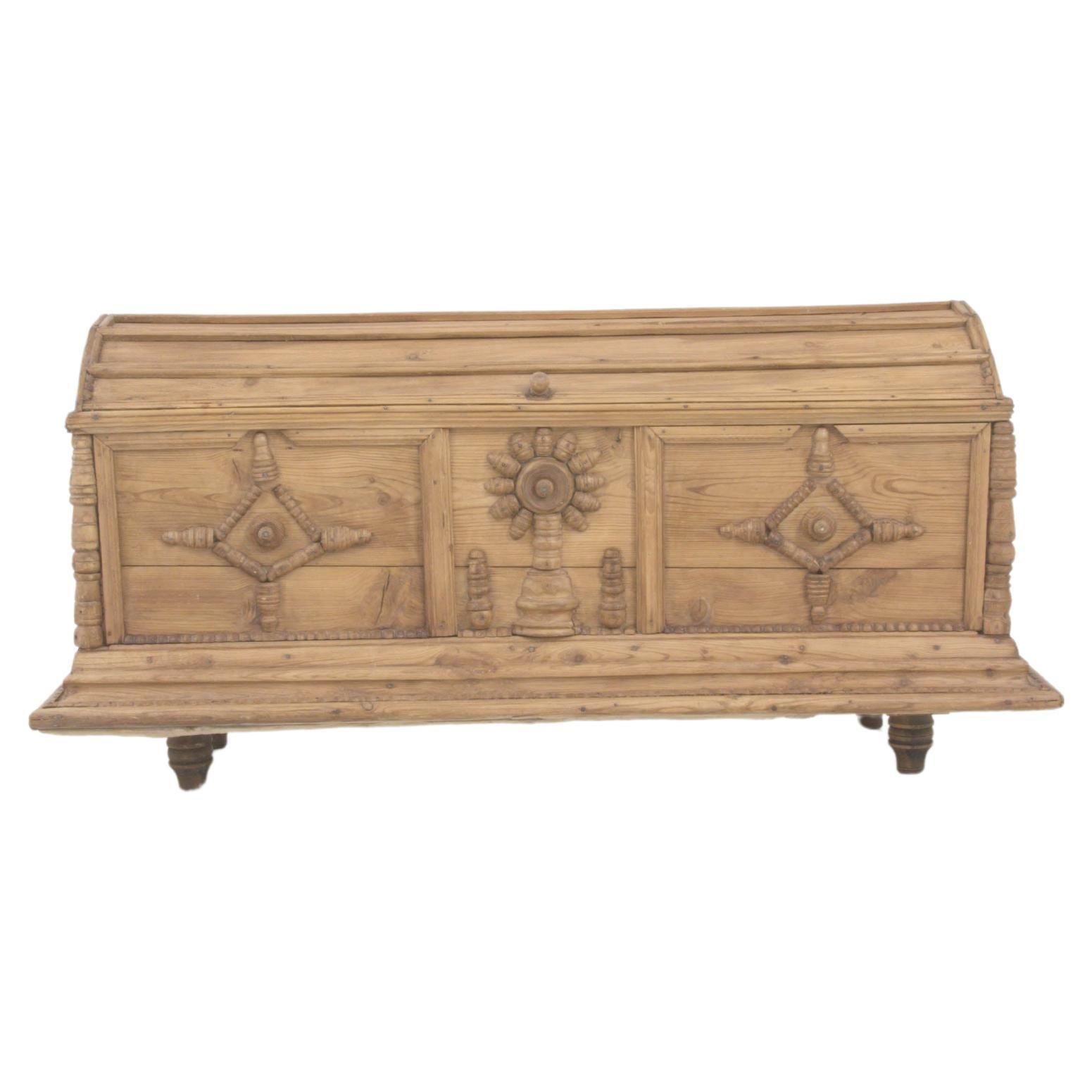 Early 19th Century French Wooden Chest