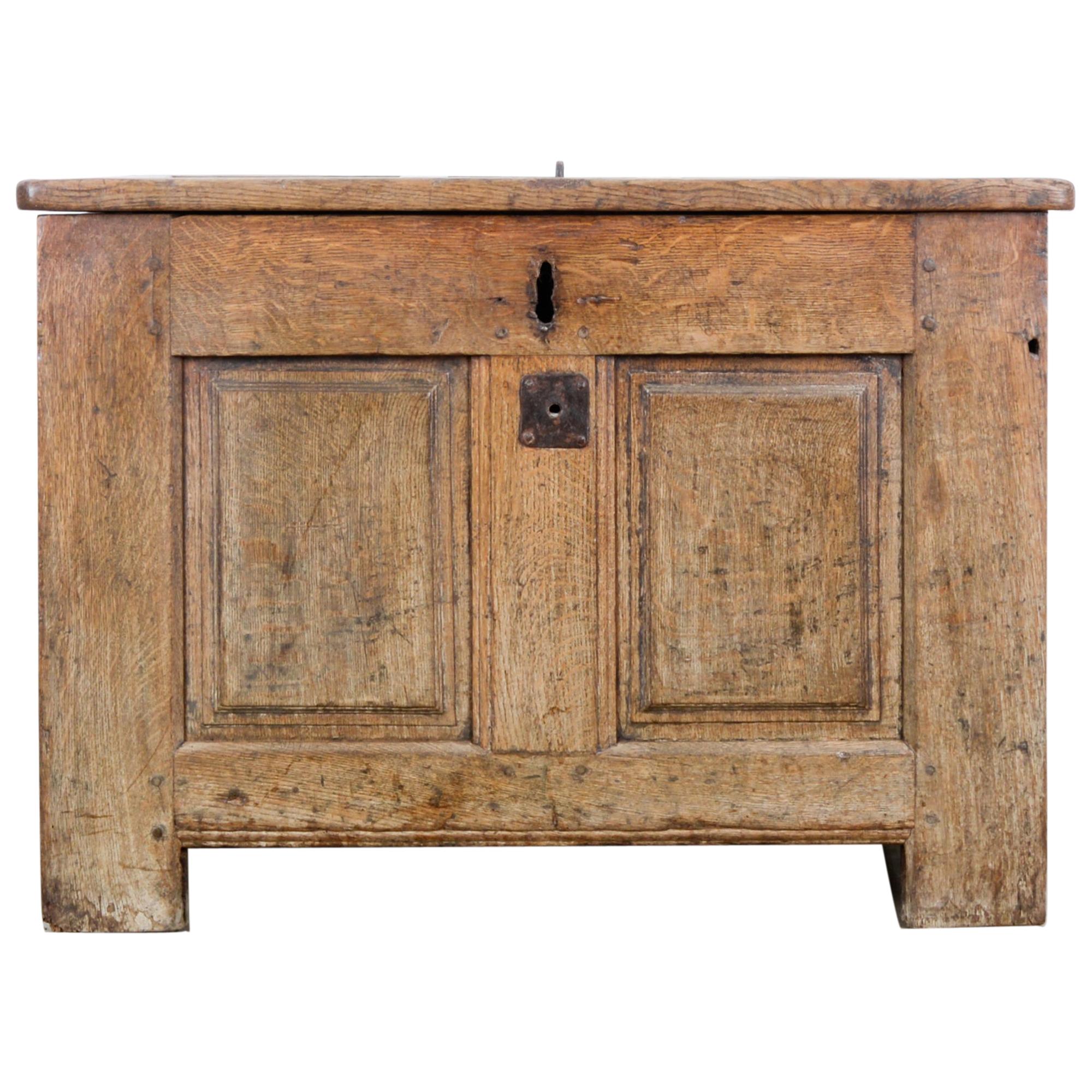 Early 19th Century French Wooden Trunk