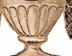 Early 19th Century French Woven Silver Applique Textile