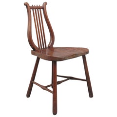 Early 19th Century Fruitwood Country Side Chair