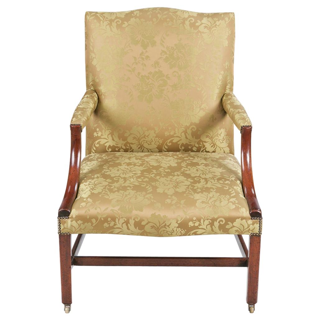 Early 19th Century Gainsborough Armchair after Chippendale For Sale