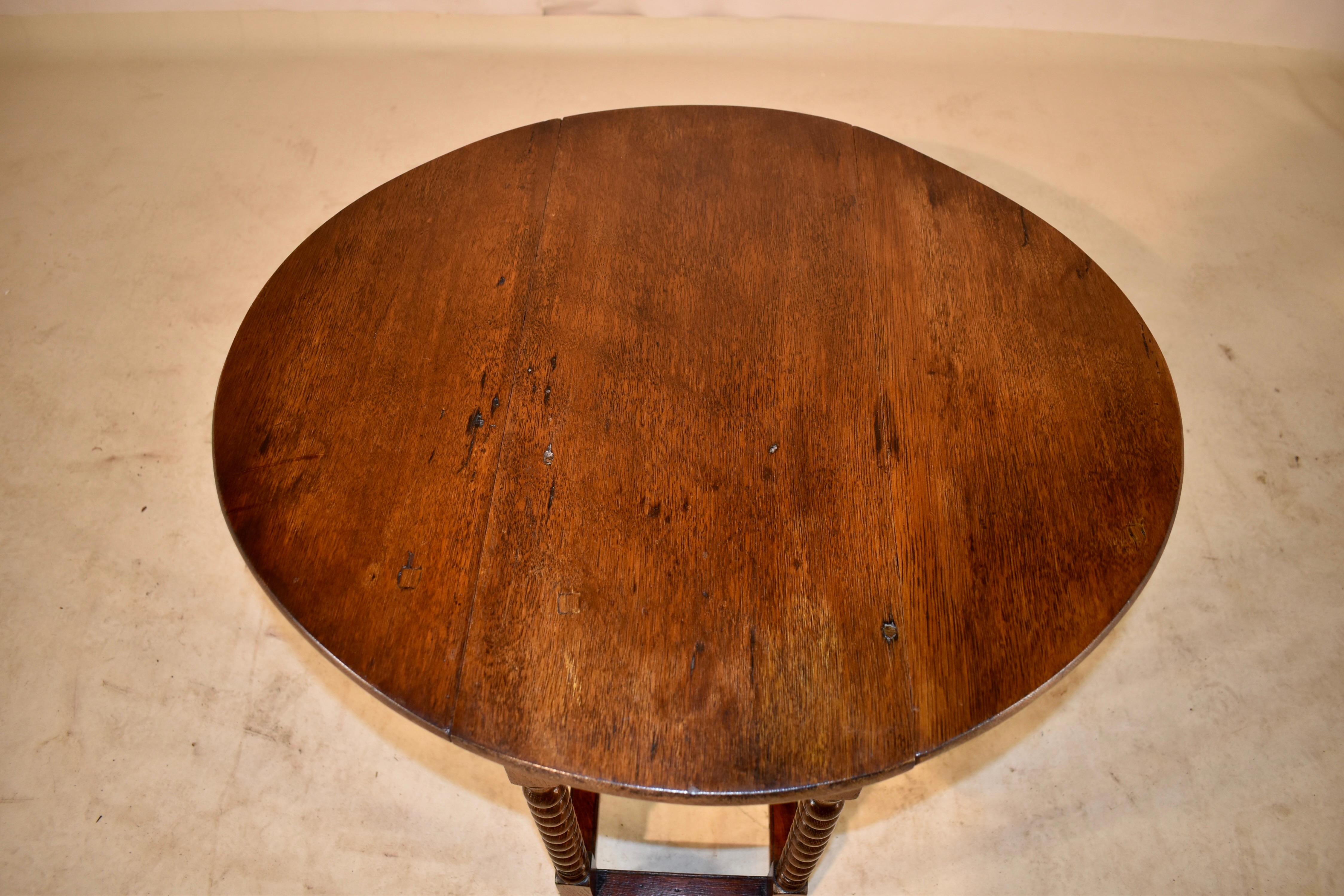 Early 19th Century Gate Leg Side Table 5