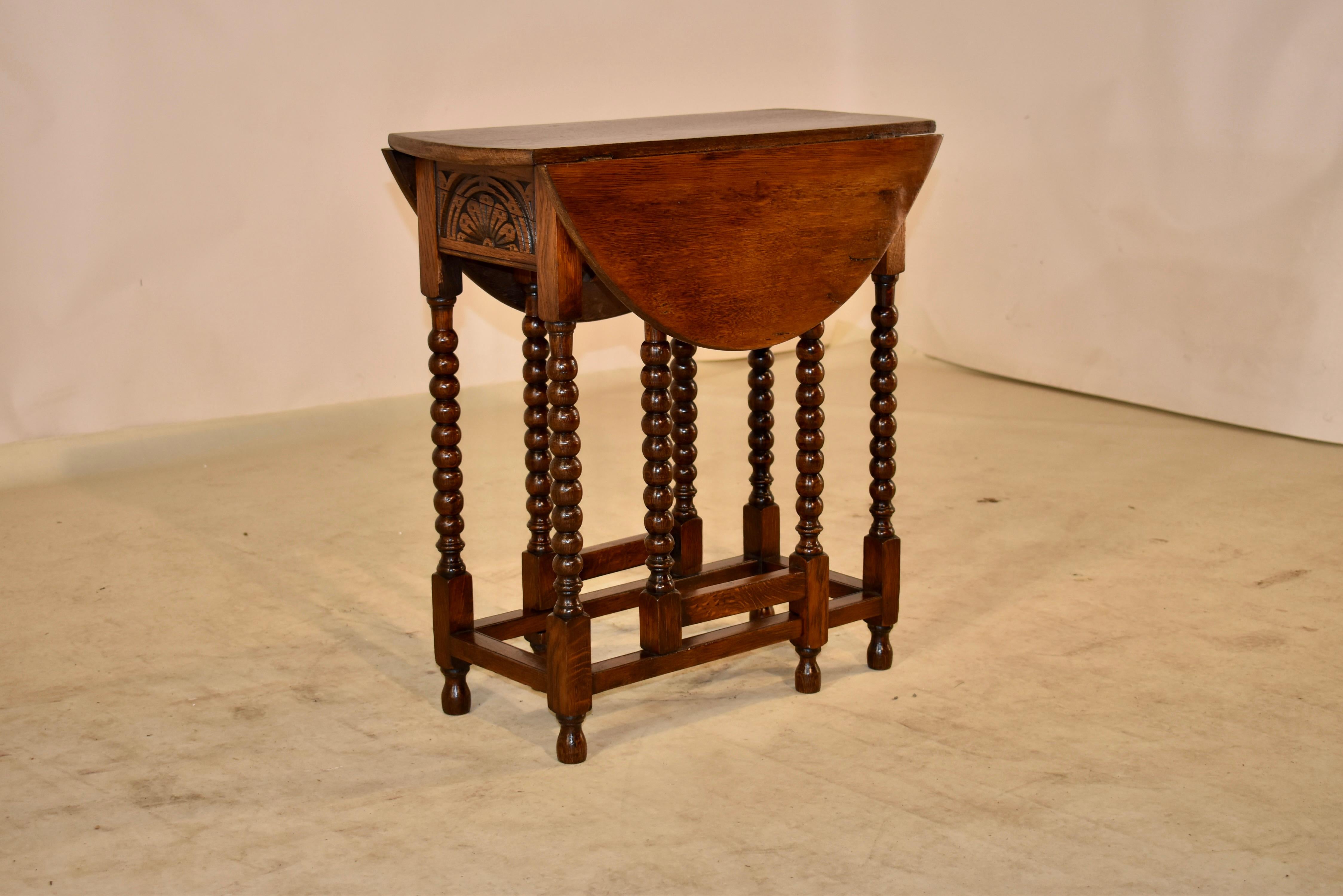 Georgian Early 19th Century Gate Leg Side Table