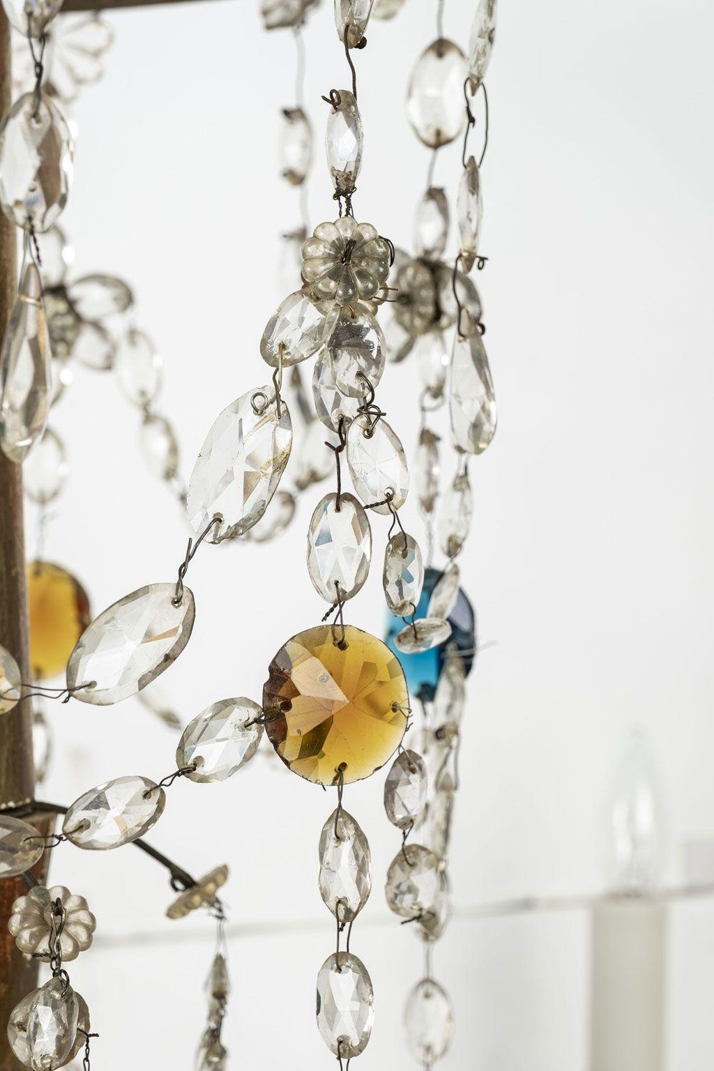 Crystal Early 19th Century Genoese Chandelier For Sale