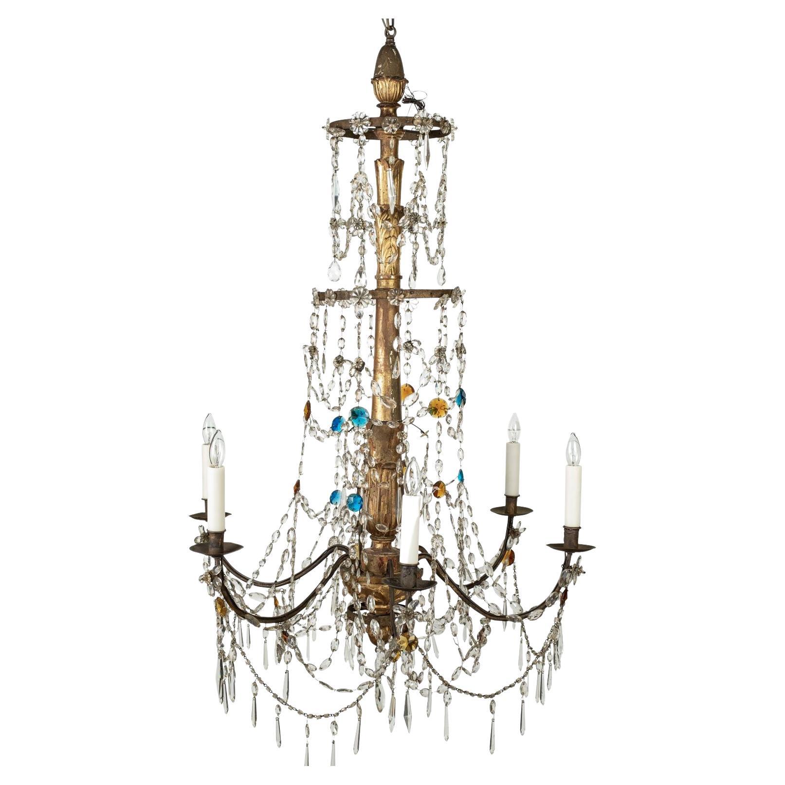 Early 19th Century Genoese Chandelier For Sale