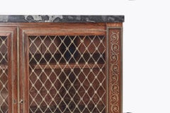 Early 19th Century George Bullock black marble-topped mahogany cabinet