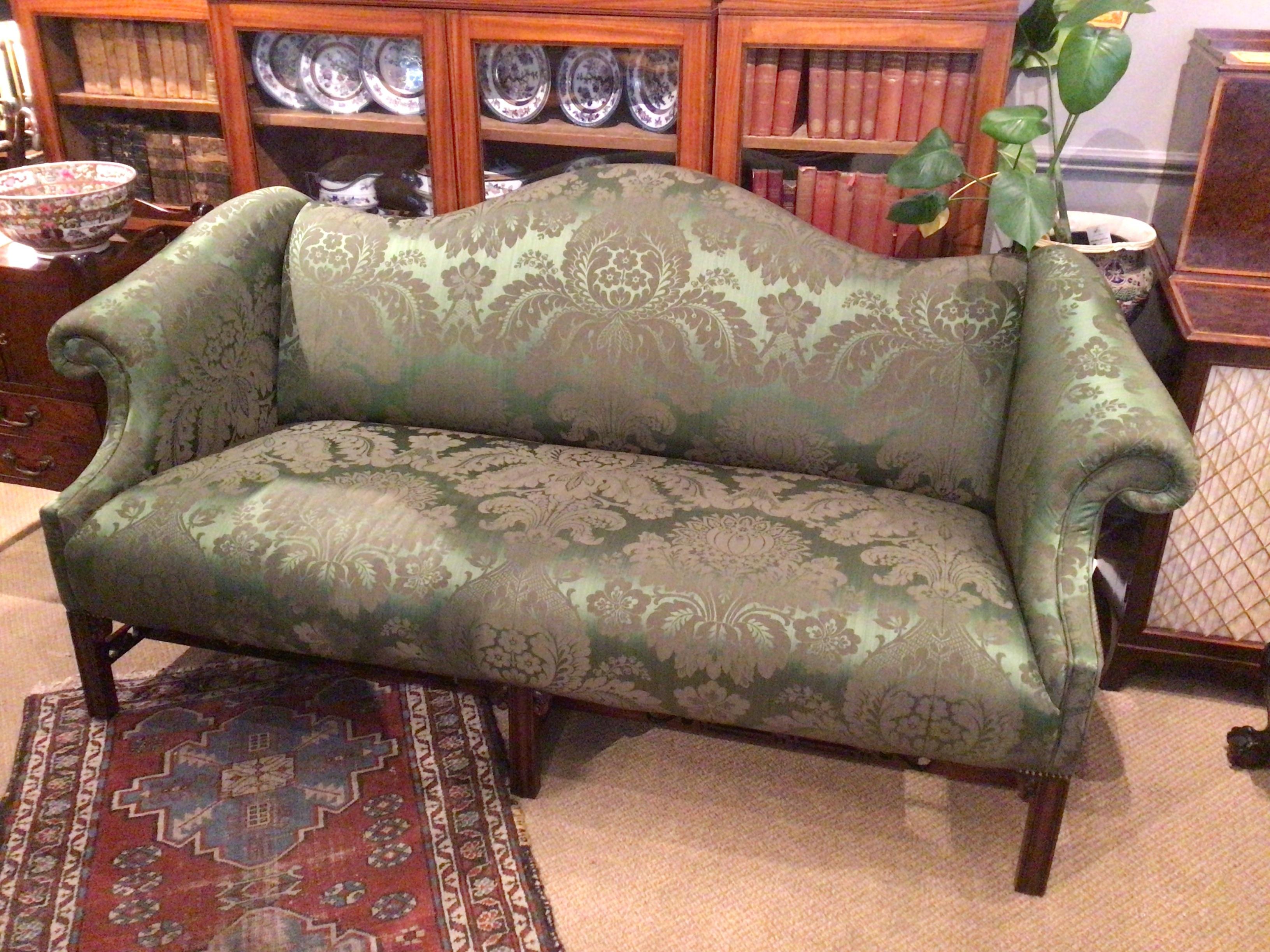 Upholstery Early 19th Century George III Gainsborough Sofa For Sale