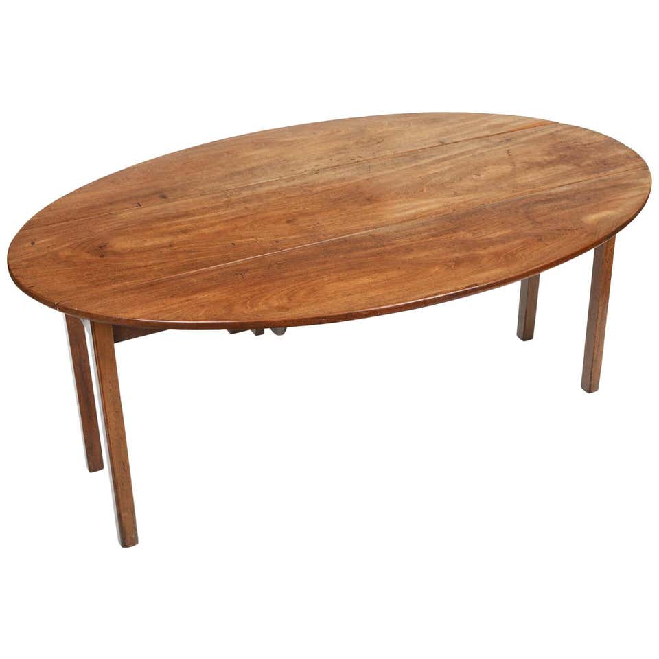 Wake Table Early 19th Century George III Flame Mahogany Drop-Leaf Table For Sale ...