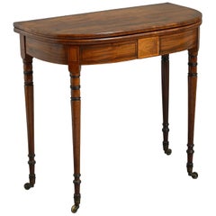 Early 19th Century George III Mahogany Tea Table in the Manner of Gillows