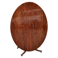 Early 19th Century George III Oval Mahogany Breakfast Dining Table