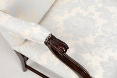 Early 19th Century George III pair of Gainsborough library chairs