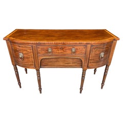 Antique Early 19th Century George III Period Mahogany & Marquetry Sideboard
