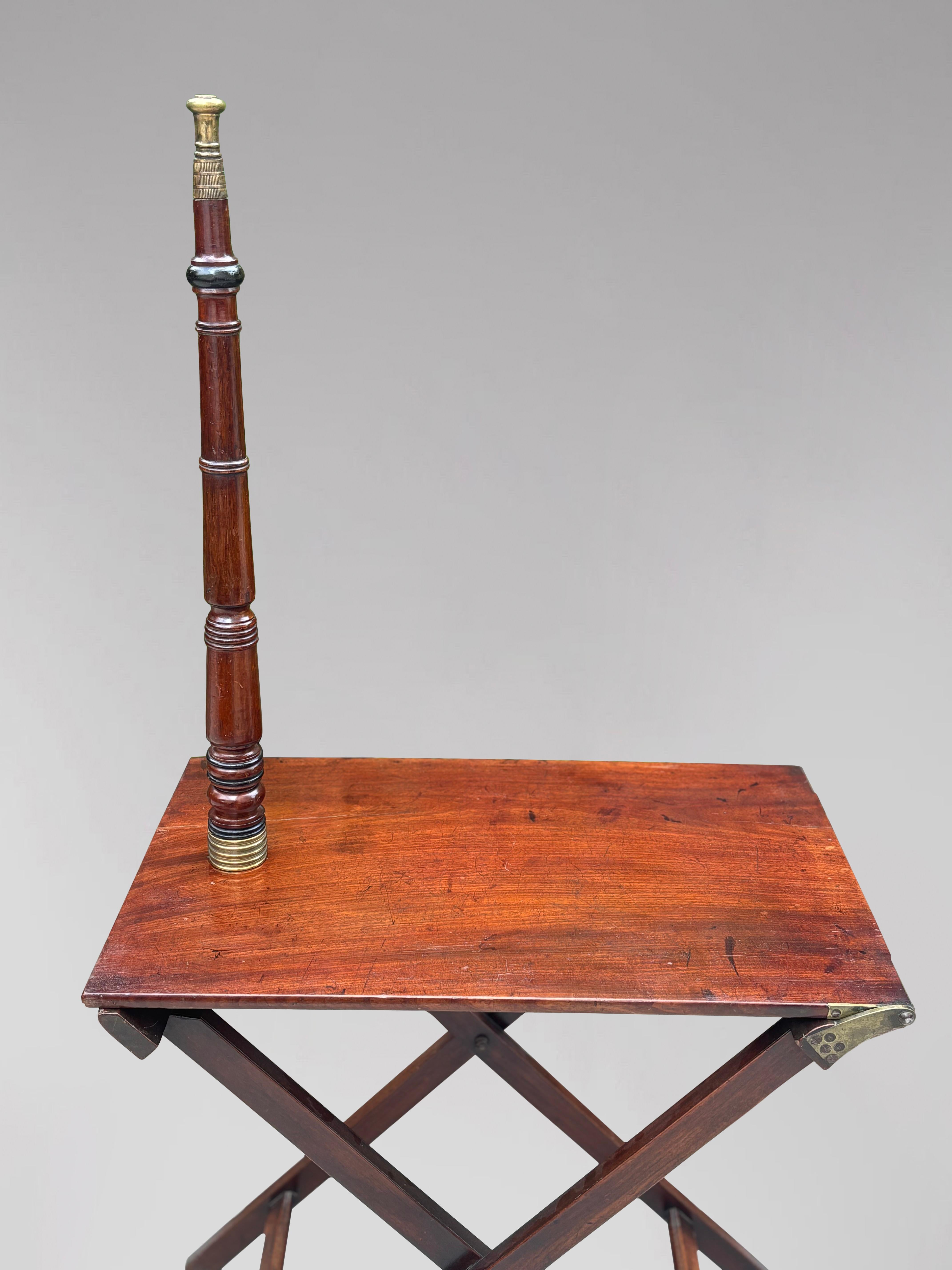 Early 19th Century George III Period Military Campaign Butlers Tray on Stand 7