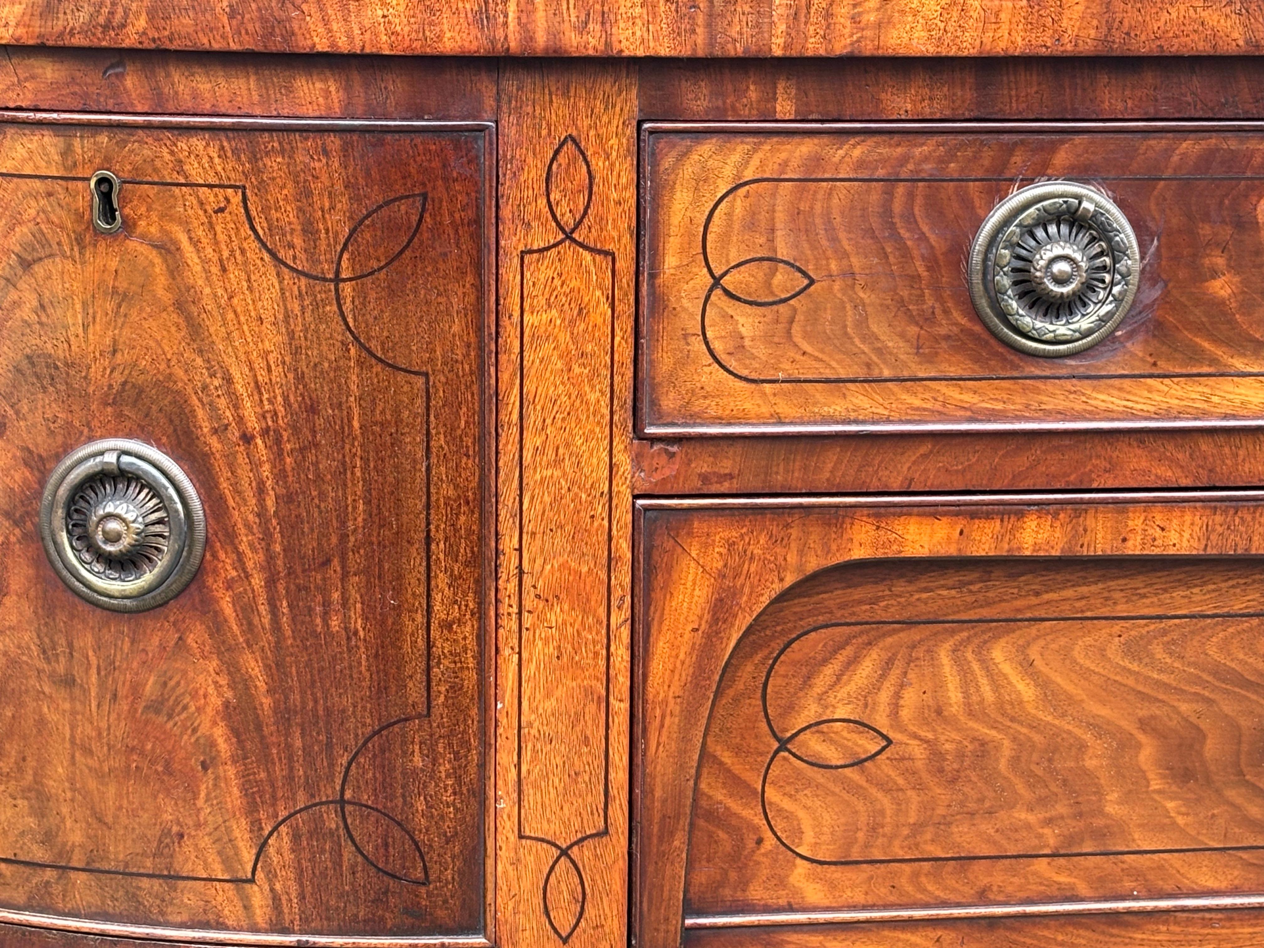 Wood Early 19th Century George III Period Sideboard For Sale