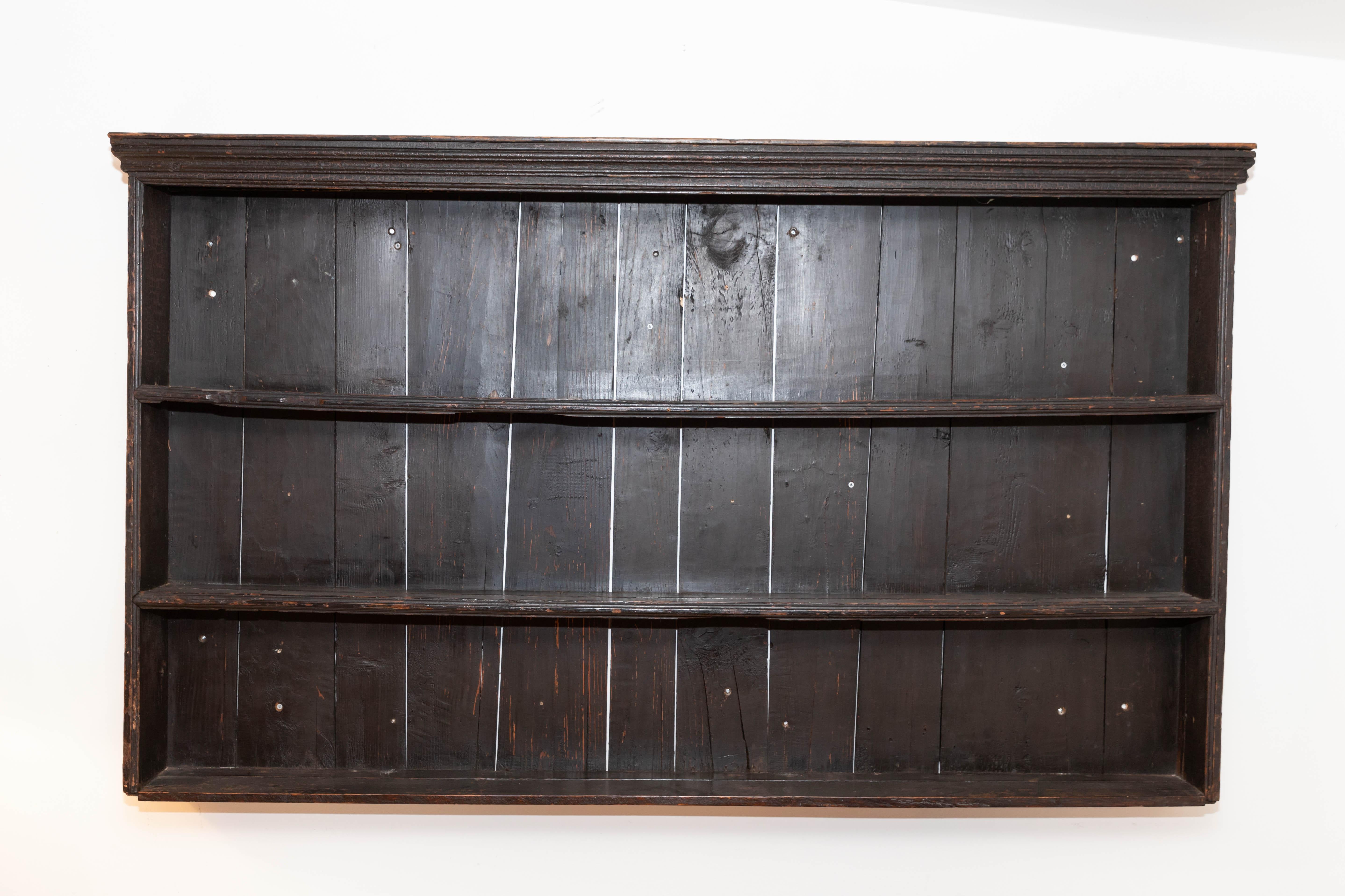 Early 19th Century George III Pine Plate Rack 2