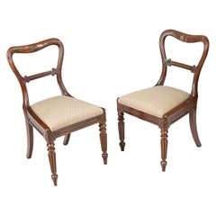 Used Early 19th Century George IV Pair of Chairs by Gillows of Lancaster and London