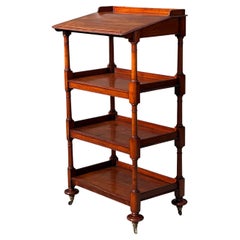 Early 19th Century George IV Period Mahogany 4-Tier Whatnot Étagère