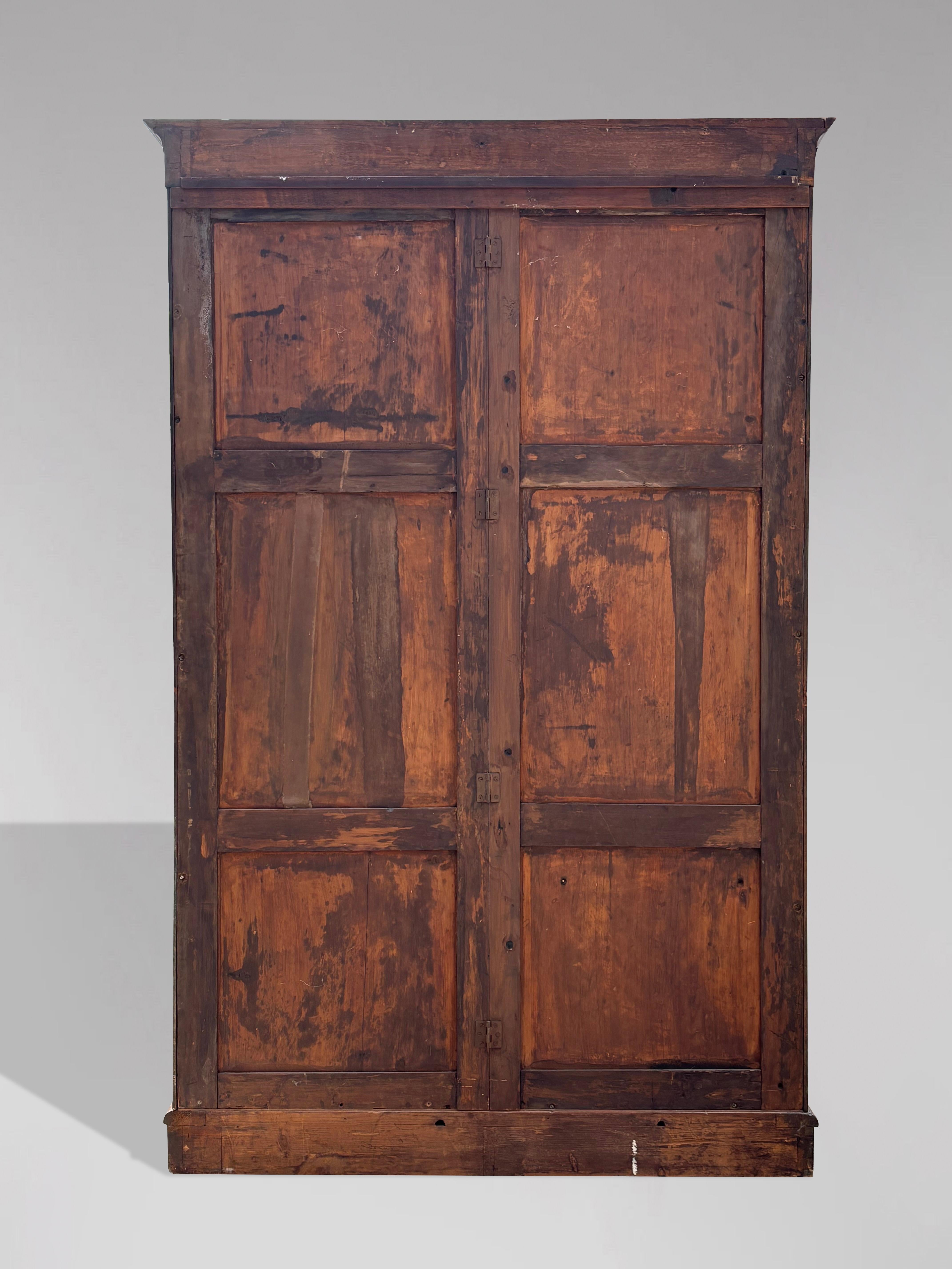 Early 19th Century George IV Period Mahogany Wardrobe For Sale 2