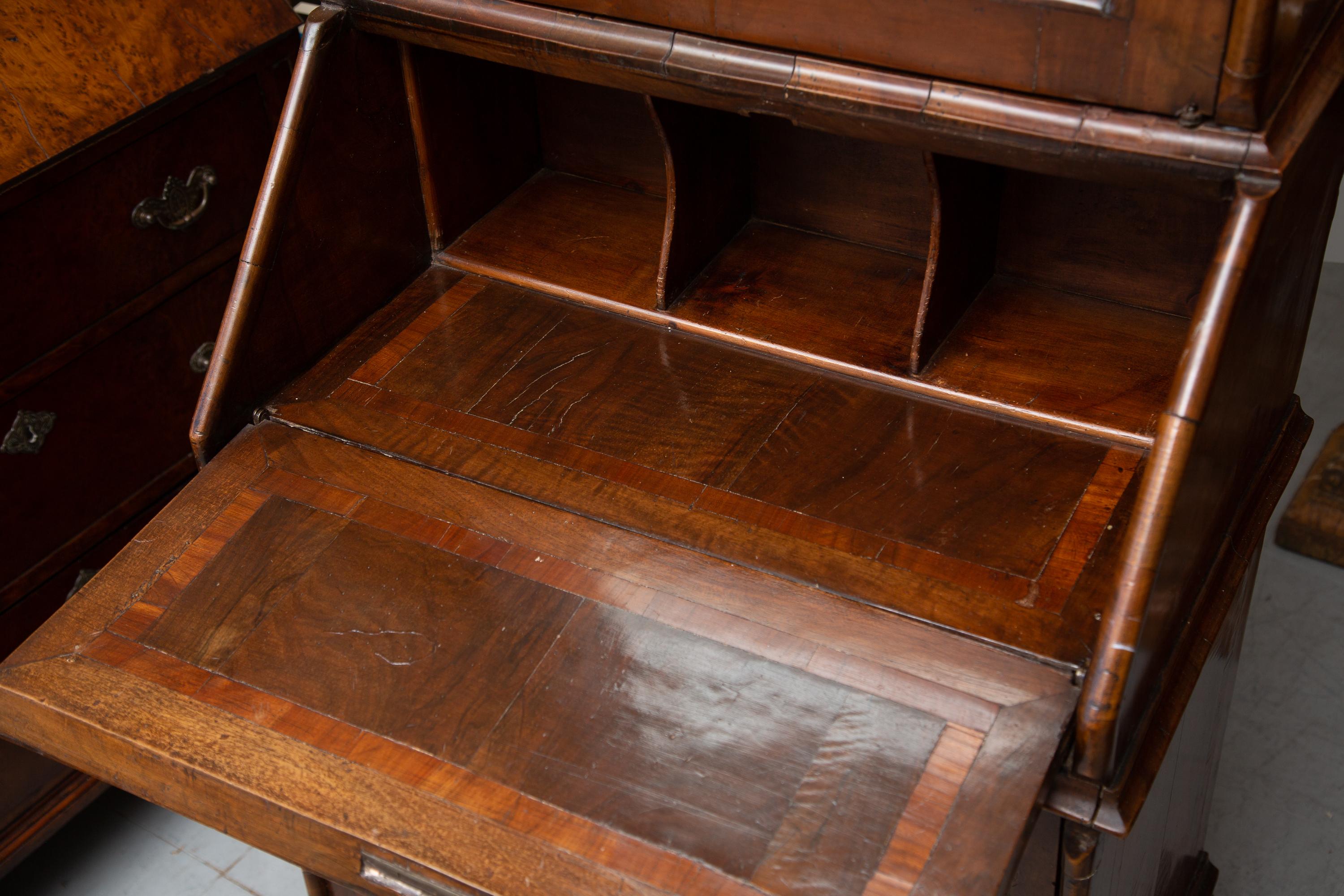 Early 19th Century George l Style Secretary In Good Condition For Sale In WEST PALM BEACH, FL