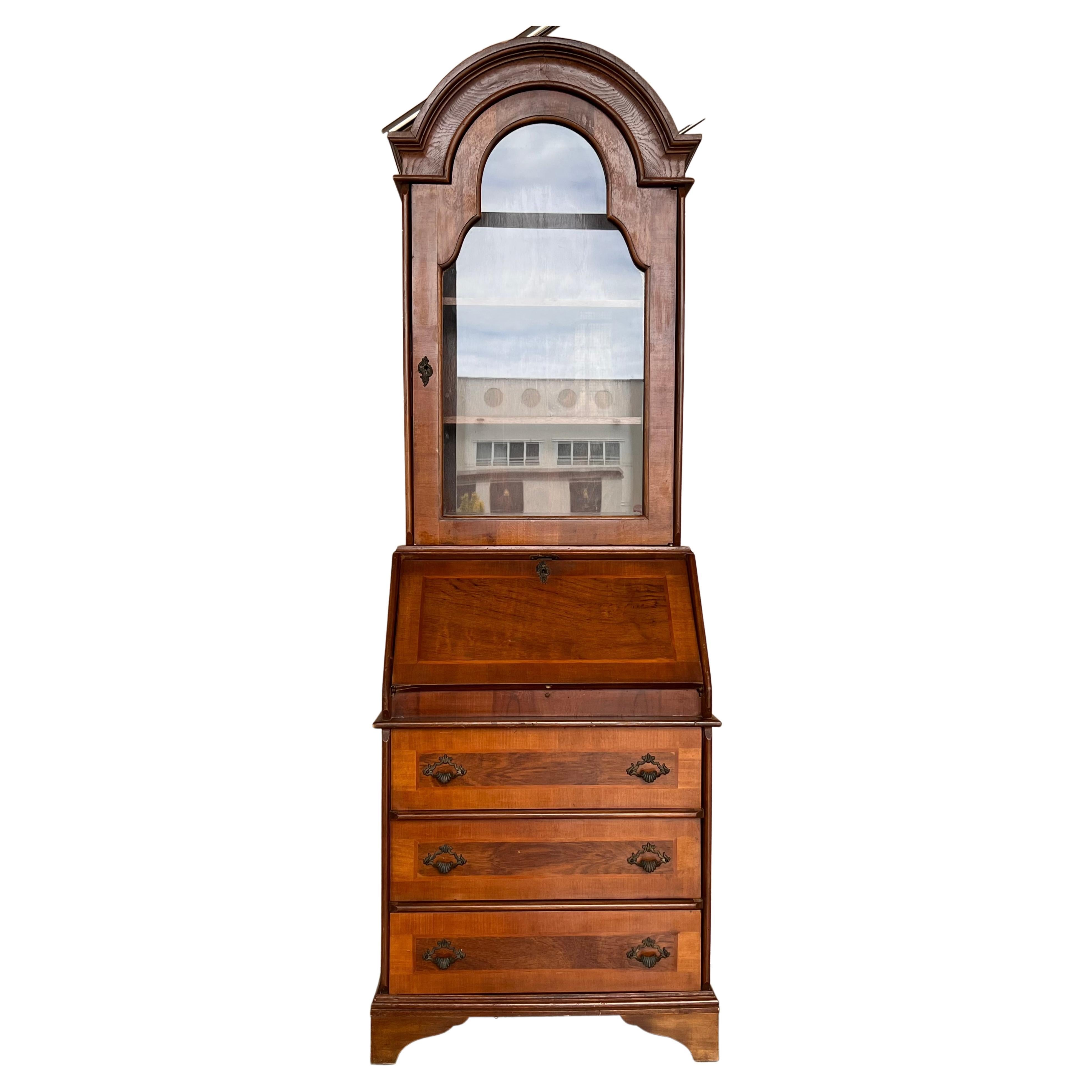 Early 19th Century George l Vitrine Secretary For Sale