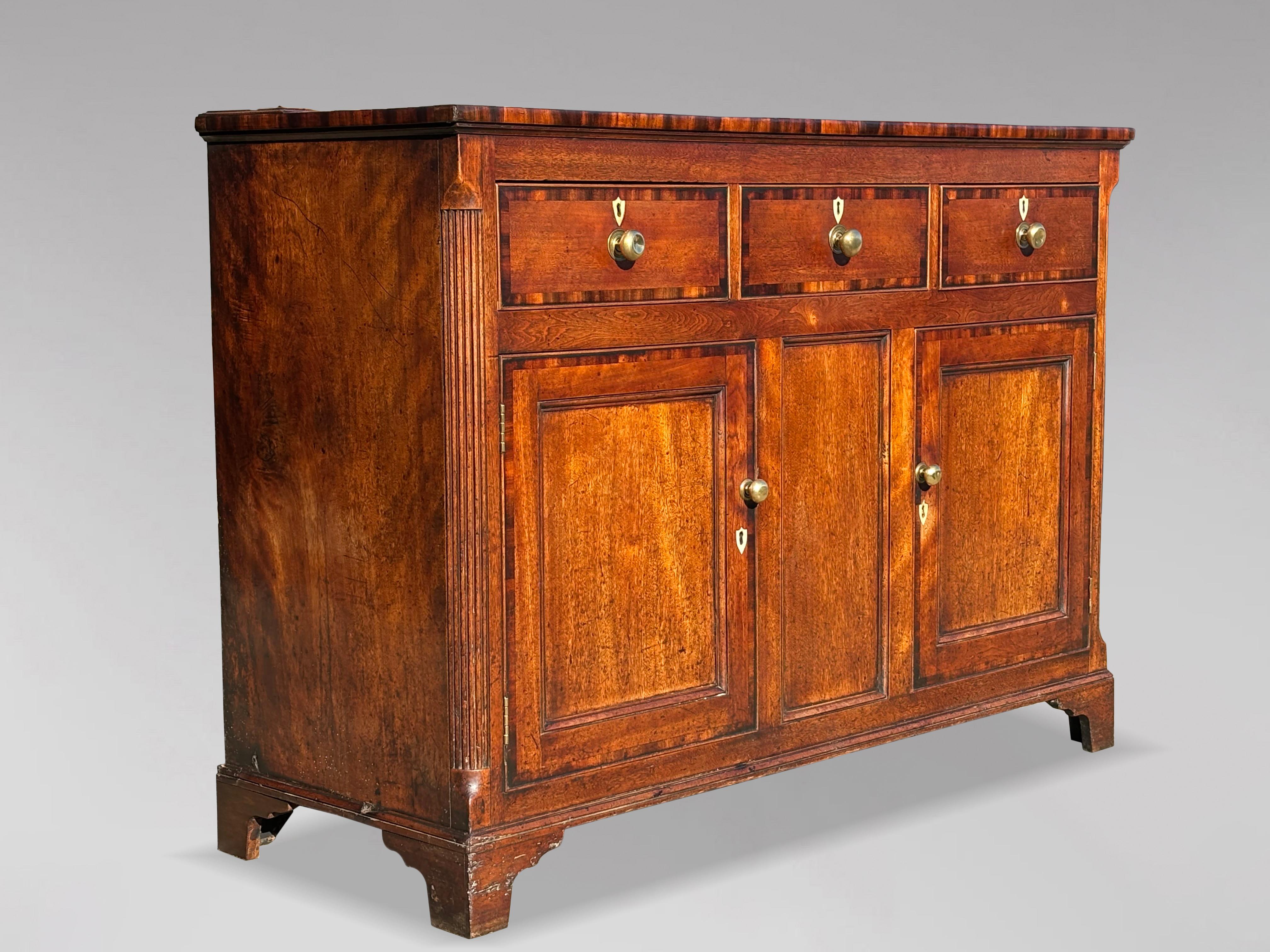 Early 19th Century Georgian Fruitwood Dresser and Rack 5