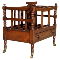 Early 19th Century Georgian Period Mahogany Canterbury