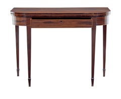 Early 19th Century Georgian Mahogany Tea Games Table