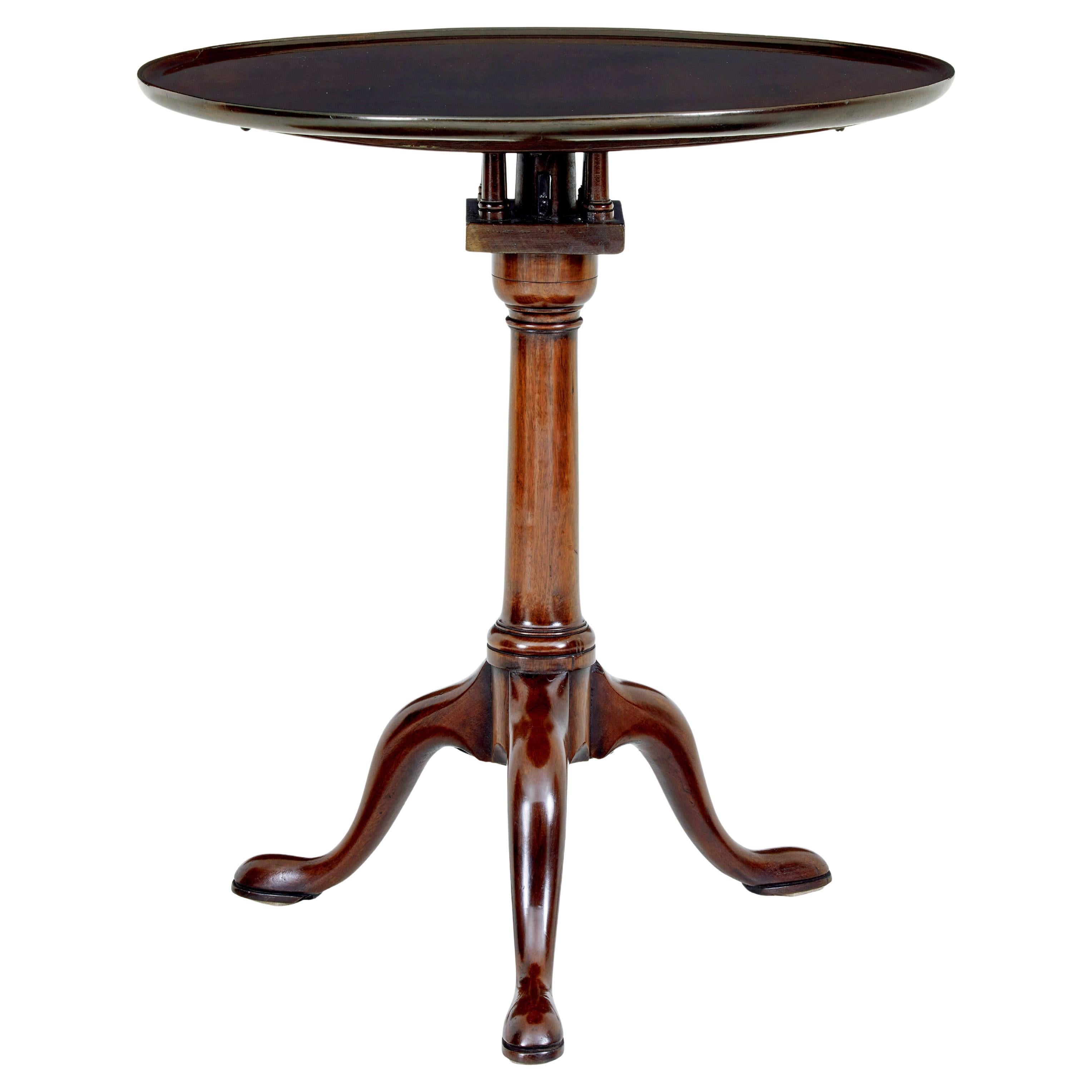 Early 19th century Georgian mahogany tripod table