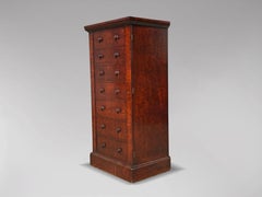 Early 19th Century Georgian Mahogany Wellington Chest of Drawers