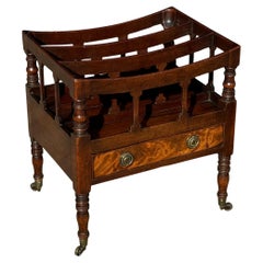 Early 19th Century Georgian Period Mahogany Canterbury