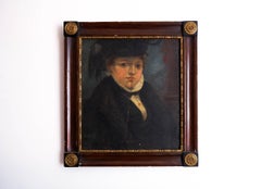 Early 19th Century, Georgian Portrait Painting, Oil on Board, C.1820s