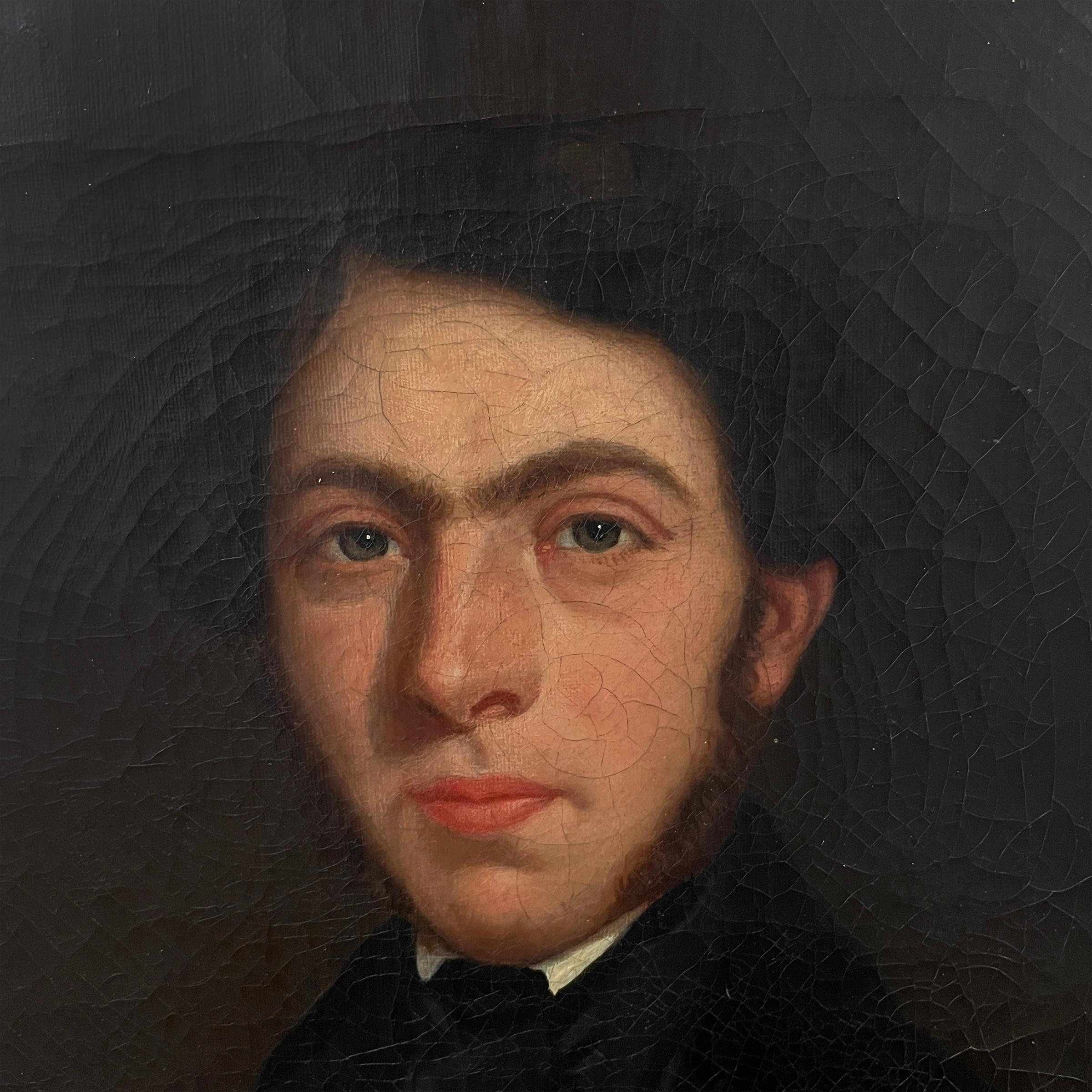 Regency Portrait d'un gentleman au début du 19e siècle, de style géorgien et de l'époque de la Régence en vente