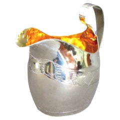 Georgianischer cremefarbener Krug aus Sterlingsilber des frühen 19. Jahrhunderts, englisch, datiert 1811