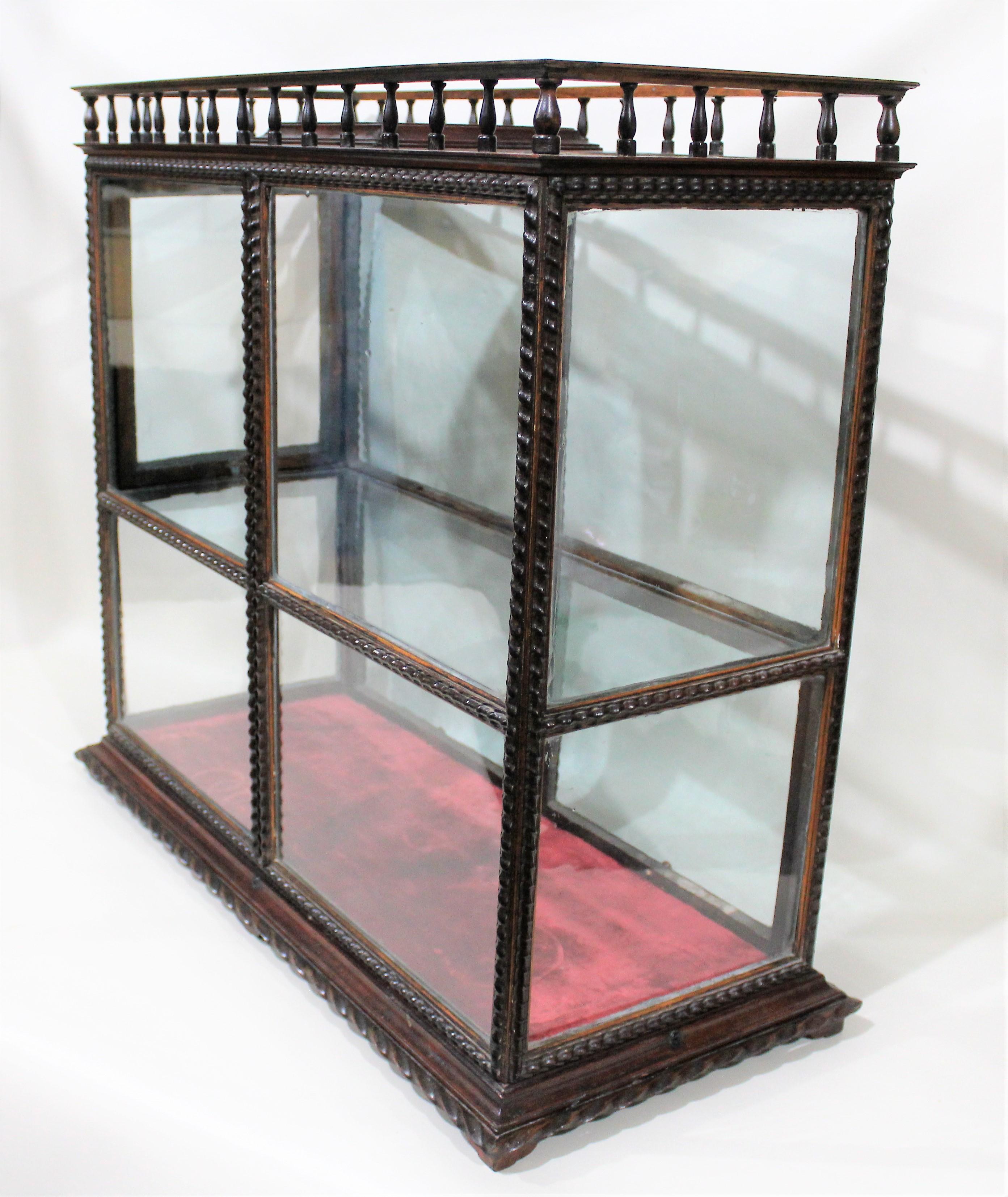 18th Century Early 19th Century Georgian Table Top Display Cabinet