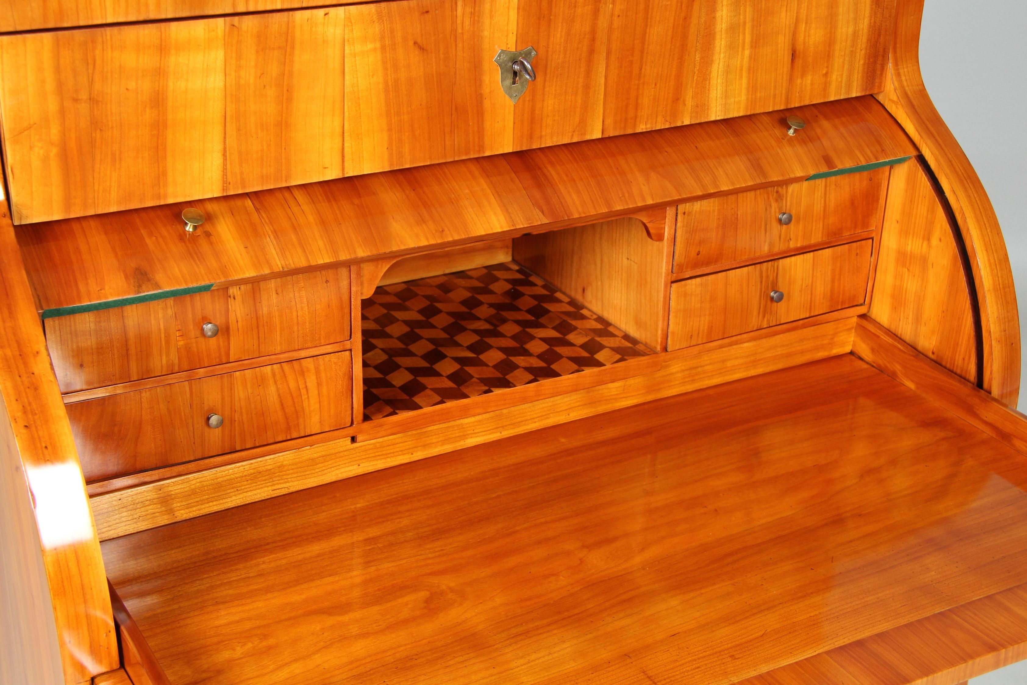 Mesa, secreter y escritorio Biedermeier alemán de principios del siglo XIX, hacia 1820 en Bueno estado para la venta en Greven, DE