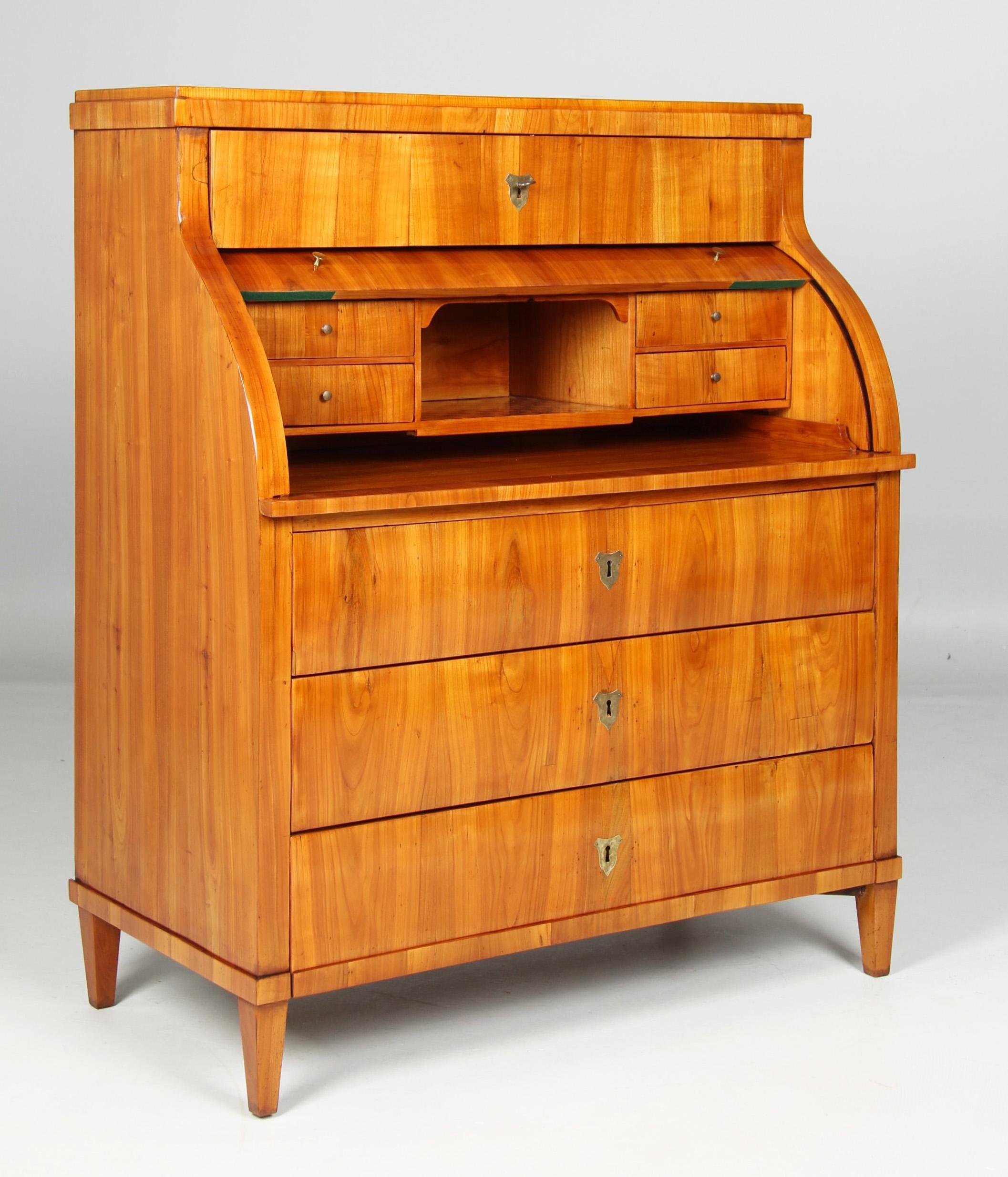 Mesa, secreter y escritorio Biedermeier alemán de principios del siglo XIX, hacia 1820 en venta 1