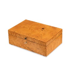 Early 19th Century German Biedermeier Casket Birchwood around 1830