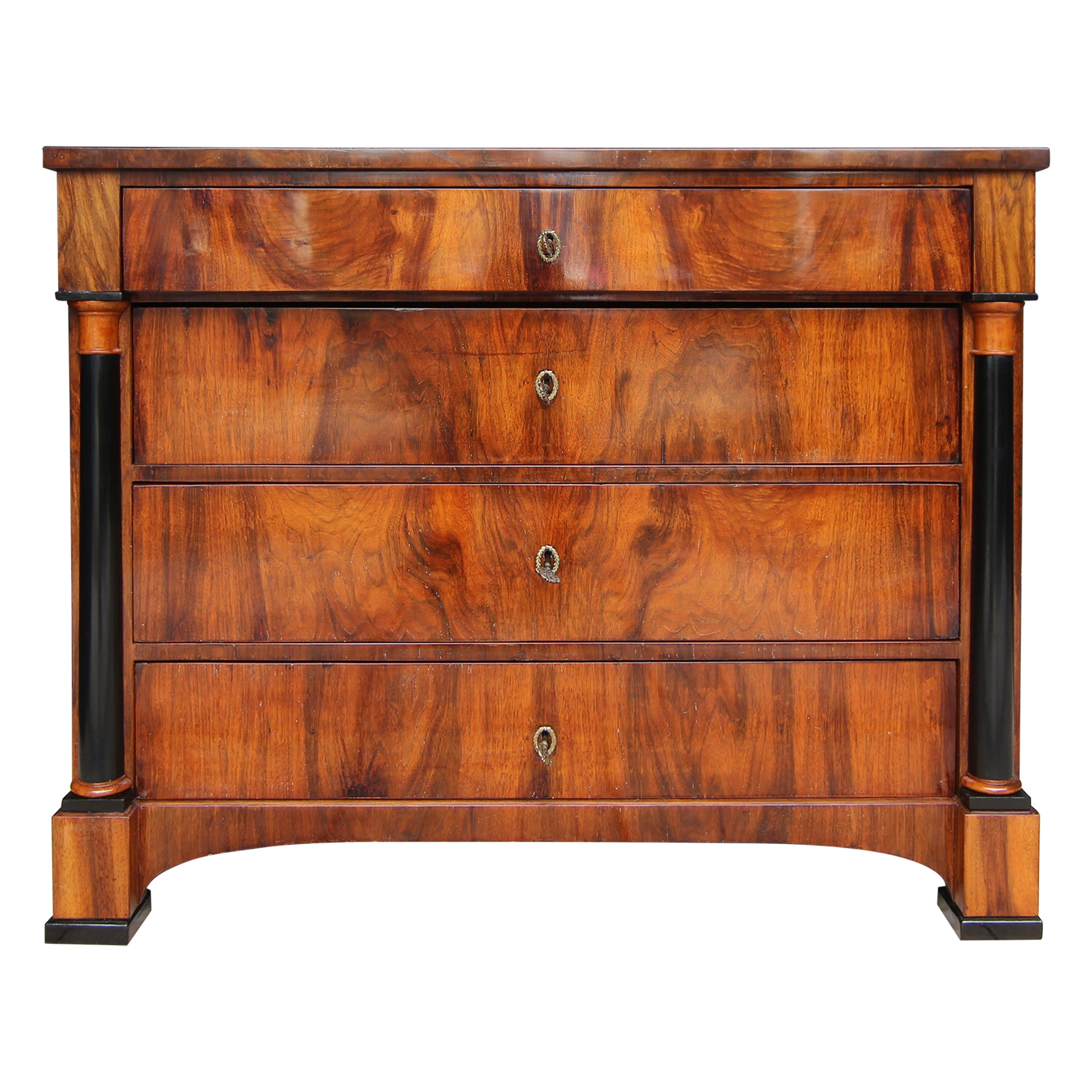 Early 19th Century German Biedermeier Chest of Drawers