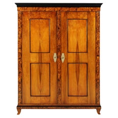 Antique Early 19th Century German Biedermeier Wardrobe, Walnut, circa 1820