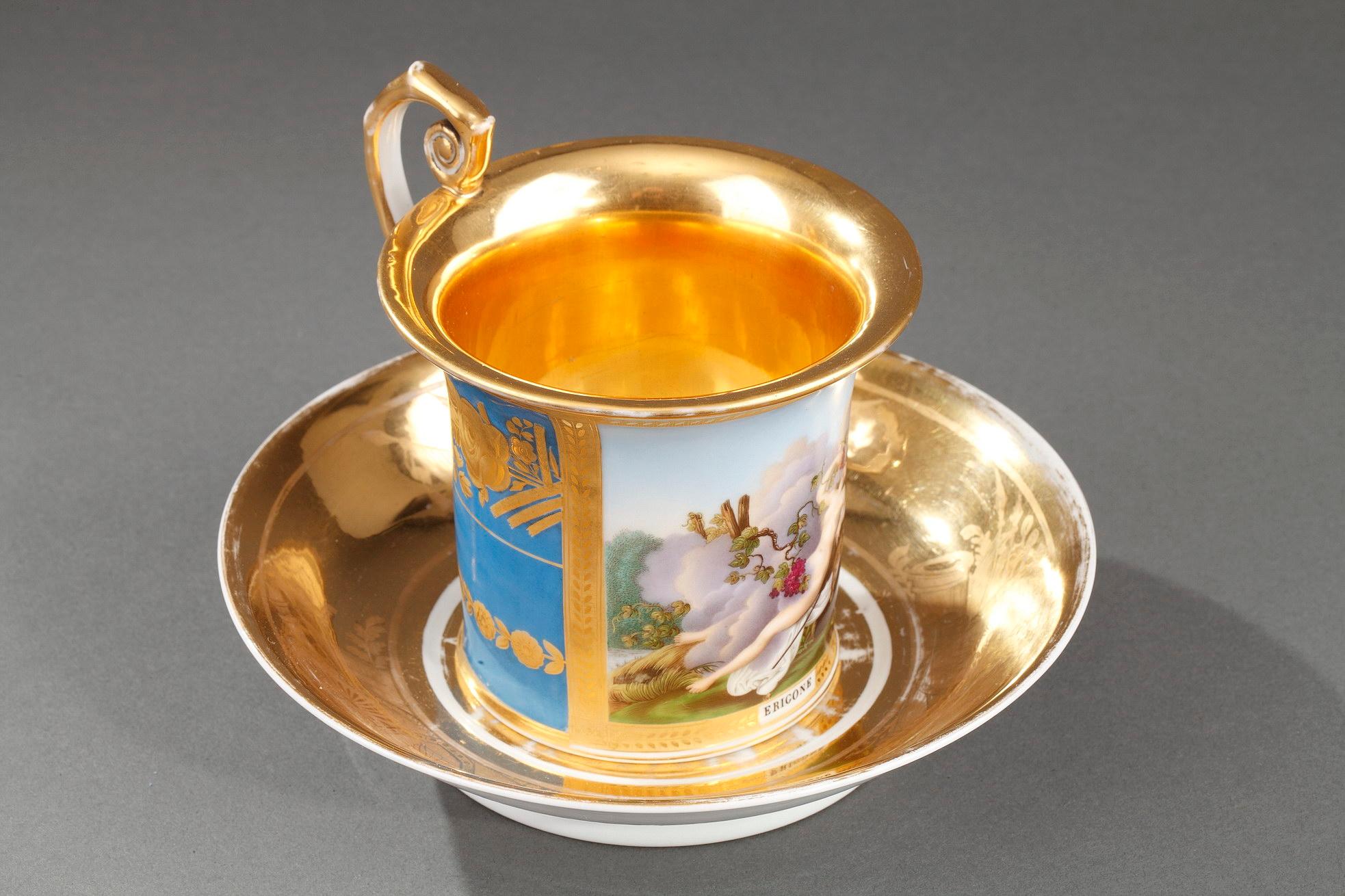 Empire Early 19th Century German Porcelain Cup