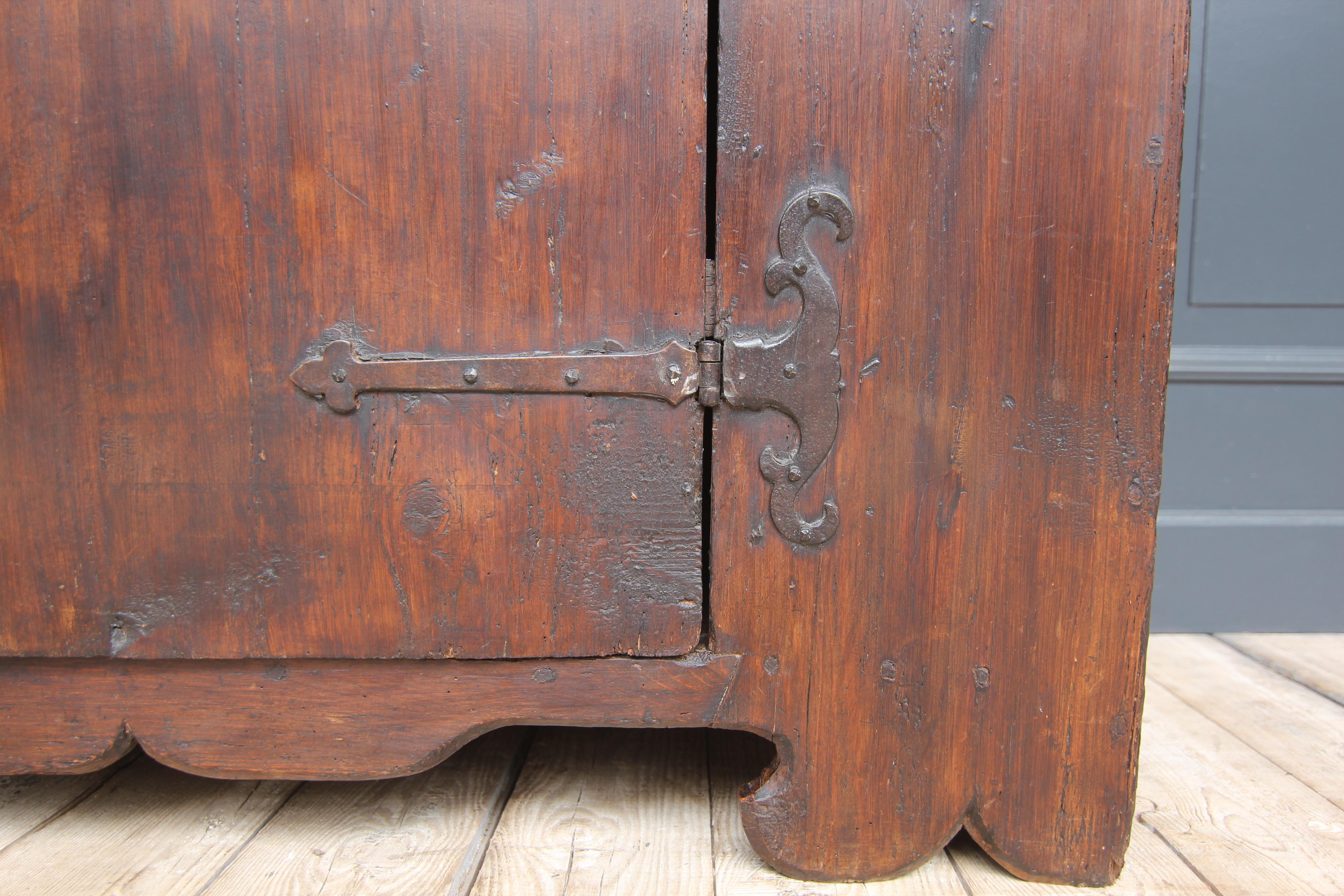 Early 19th Century German Primitive Wabi Sabi Cabinet 8