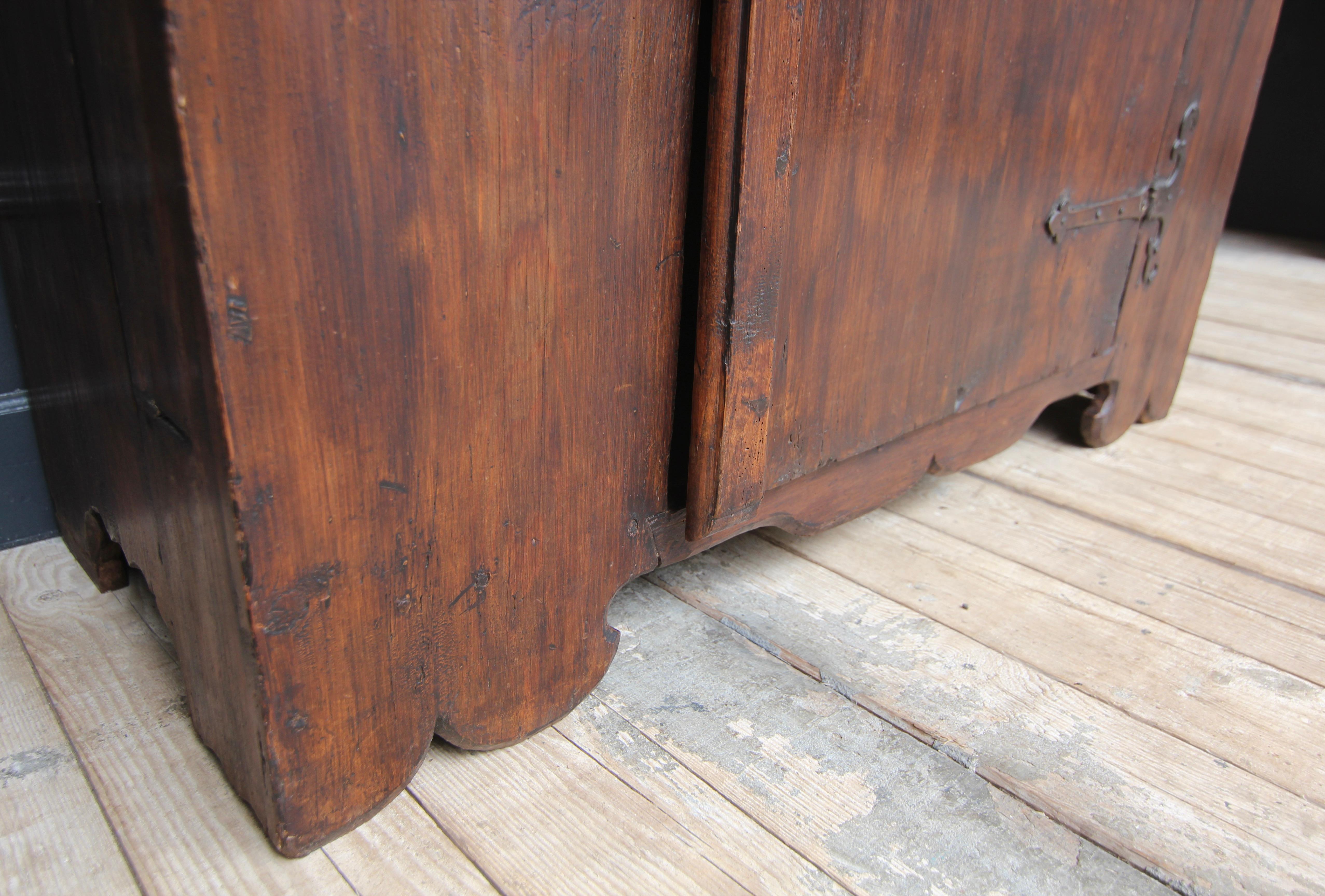 Early 19th Century German Primitive Wabi Sabi Cabinet 14