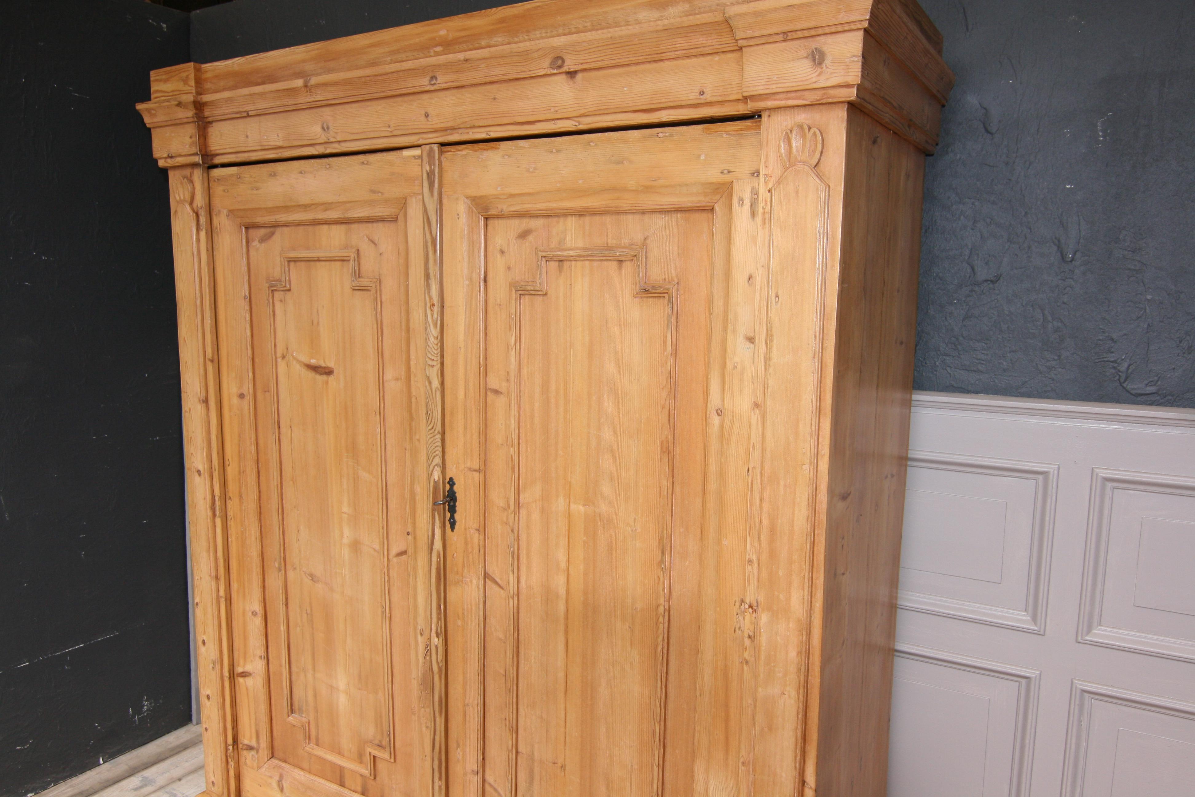 Early 19th Century German Provincial Cabinet made of Pine 8