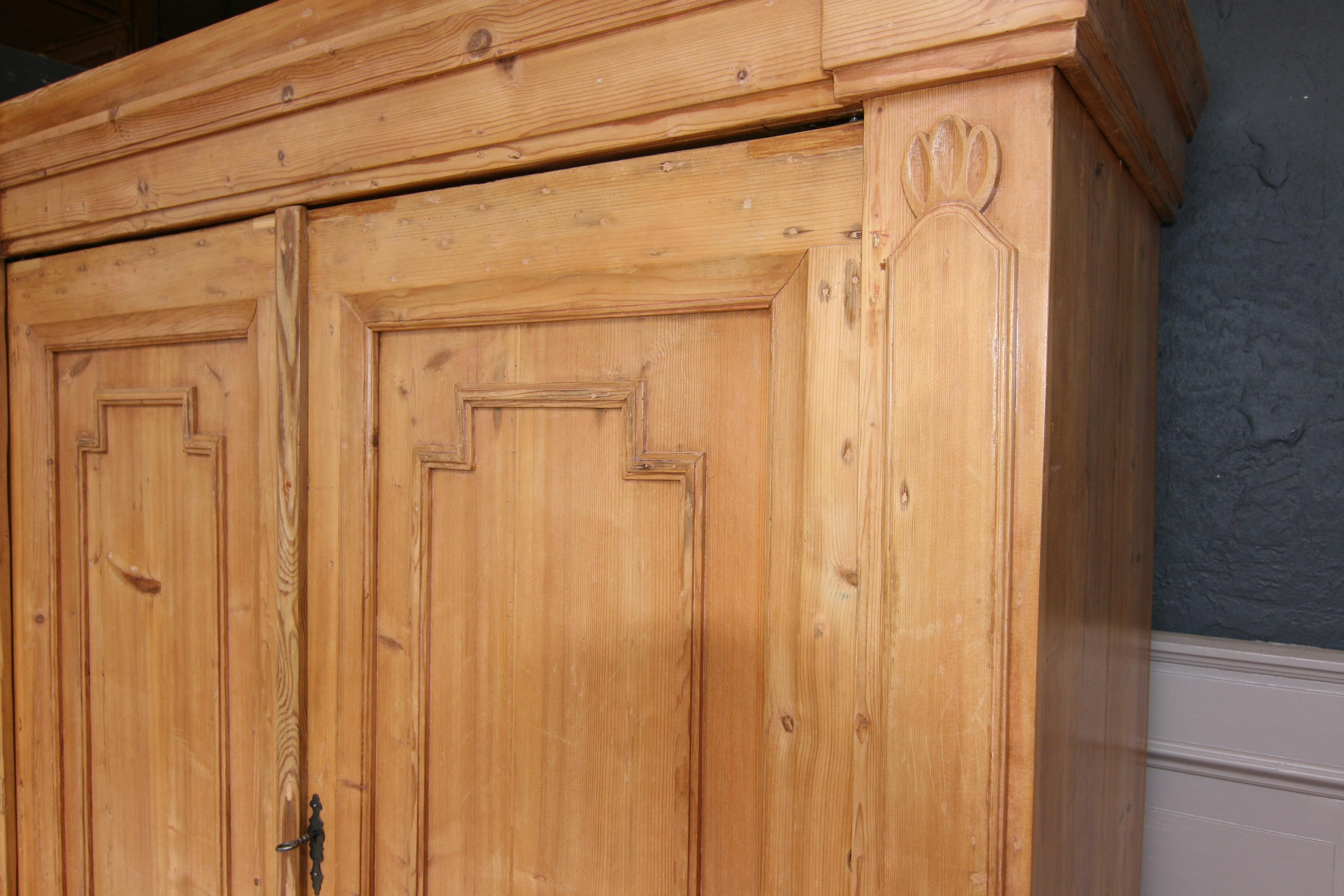 Early 19th Century German Provincial Cabinet made of Pine 9